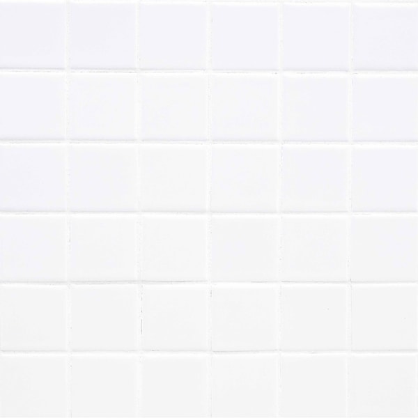 Msi White SAMPLE Matte Porcelain Mesh-Mounted Mosaic Tile ZOR-MD-0361-SAM - main